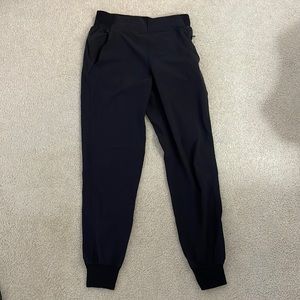 Black Lululemon joggers size 4